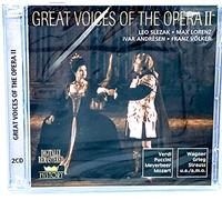 GREAT VOICES OF THE OPERA II: Slezak, Lorenz, Andresen & Volker