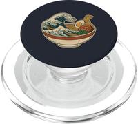 Great Wave Kanagawa Ramen Hokusai Chashu Noodles Japón PopSockets PopGrip para MagSafe