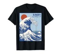 Great Wave Otaku Vintage Japanese Ukiyo-E Ocean Art Camiseta