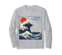 Great Wave Otaku Vintage Japanese Ukiyo-E Ocean Art Manga Larga