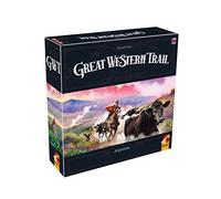 Great Western Trail - Juego de mesa Argentina de 2ª edición, ¡aventura ganadera en las Pampas! Juego de estrategia para niños y adultos, a partir de 12 años, 1-4 jugadores, 75-150 minutos de tiempo de