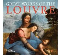 Great Works of the Louvre 2026 Wall Calendar