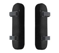 Greatangle Almohadillas para reposabrazos de silla 2 piezas Soporte de almohada de codo de espuma de memoria ultra suave Ajuste universal para silla de hogar u oficina para alivio de codo negro