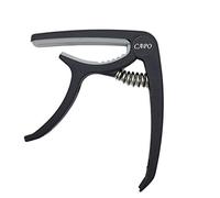 Greatangle Cejilla de Guitarra de plástico para Guitarra eléctrica clásica acústica de 6 Cuerdas, Abrazadera de afinación, Accesorios para Instrumentos Musicales, Negro