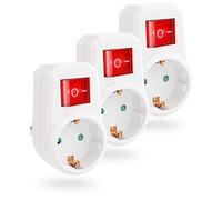 greate 3x enchufe conmutador - regleta con interruptores individuales - enchufe conmudator, interruptor