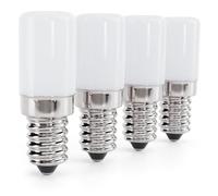 greate 4x Bombilla Frigorifico LED E14 2W - Bombillas para Frigorifico, Nevera, Máquina de Coser, Campana Extractora, Lámpara de Sal - Bombillas LED con 135 Lúmenes, 6000K y 25.000h de Duración