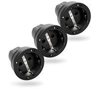 greate clavija enchufe hembra schuko IP44 para exteriores con protección