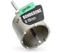 greate Corona de perforación 68 mm SDS Plus con broca centradora - Broca de caja 68 mm yeso laminado - Corona SDS Plus para enchufes en mampostería, hormigón, ladrillo & piedra