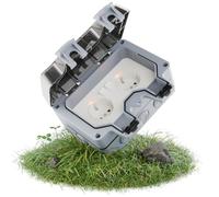 greate enchufe exterior impermeable con cerradura para jardín interruptor | Enchufe estanco exterior resistente al agua IP66 - doble, pared