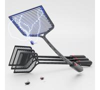 greate Raqueta Mosquitos Electrica con Pilas Incluidas | Paquete de 4 - 2500V Raqueta Matamoscas Electrica