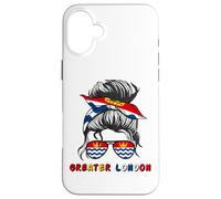 Greater London Girl Greater London Flag UK Carcasa para iPhone 16 Plus