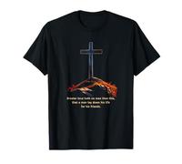 Greater Love Hath No Man Than This - John 15:13 Jesus Cross Camiseta