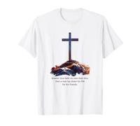 Greater Love Hath No Man Than This - John 15:13 Jesus Cross Camiseta