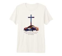 Greater Love Hath No Man Than This - John 15:13 Jesus Cross Camiseta Premium