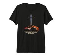 Greater Love Hath No Man Than This - John 15:13 Jesus Cross Camiseta Premium