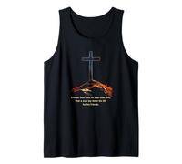 Greater Love Hath No Man Than This - John 15:13 Jesus Cross Camiseta sin Mangas