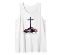 Greater Love Hath No Man Than This - John 15:13 Jesus Cross Camiseta sin Mangas