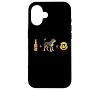 Greater Swiss Mountain + Beer Dog Dad Happy Men Pet Amante Carcasa para iPhone 16