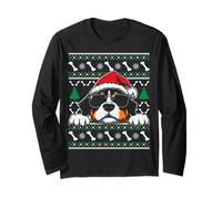 Greater Swiss Mountain Dog Navidad Holiday Pet Lover Manga Larga