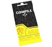 Greater Than Games: Compilar: Aux 2 - Mini expansión, unidad auxiliar, juego de cartas de estrategia de control de área, 3 nuevos protocolos, juega como IA, a partir de 14 años, 2 jugadores