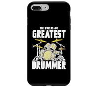 Greatest Drummer Vintage Music Retro Drum Set Graphic Carcasa para iPhone 7 Plus/8 Plus