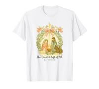 Greatest Gifts of All Nativity Matthew 1:21 Christmas Camiseta
