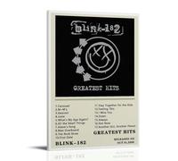 Greatest Hits Blink-182 Album Murales avanzados de pintura al óleo con funciones impermeables, antiincrustantes y antidecoloración, son adecuados para decoración en salas de estar, dormitorios y