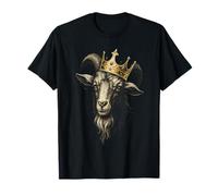 Greatest of All Time Champion Sports Goat King Crown G.O.A.T Camiseta
