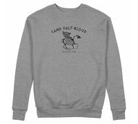GREATFITS Camp Half-blood Long Island Sound - Suéter unisex, gris, L