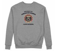 GREATFITS University Of American Samoa Law Student - Suéter unisex, gris, L