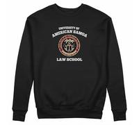 GREATFITS University Of American Samoa Law Student - Suéter unisex, Negro, L