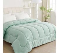 GREATOYAR Edredón Nórdico Doble Cara, Relleno Nórdico, Edredón de Microfibra, Microfibra Suave, Antiácaro, Hipoalergénico, Transpirable, Moderno, Ligero, 240x260cm, para Cama 180cm, Color Verde