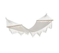 GREATOYAR Hamaca Colgante Tela, Hamaca de Viaje, Hamaca de Camping Suave y Transpirable, Hamaca para Jardín al Aire Libre,Hamaca Camping Portátil con Estructura de Madera para Exteriores,100x200-260cm