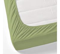 GREATOYAR Sábana Bajera Ajustables, Sábana Bajera Cama, Ropa de Cama, Sábana Barata Cómoda, Protector de Colchón, 100% Polyester, Cama 105x190cm, Cama 105x200cm, Color Verde