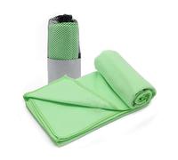 GREATOYAR Toalla Microfibra, Toallas de Microfibra, Toalla Gym, Toalla Viaje, Toalla Piscina, Toalla Compacta, Ultraligera y de Secado Rápido, 60x120cm, Color Verde, 1 Unidad