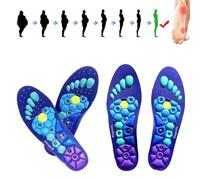 GREATRICH 2 Pares Plantillas Magnéticas Adelgazar, Plantillas para Fascitis Plantar Hombre, Plantillas Ortopédicas de Confort, Soporte Ajustable para Mujer y Hombre (L)