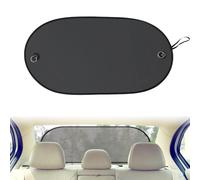 GREATRICH Parasol Coche Bebe, 100x50 cm Parasoles Coche, Parasol Universal para Ventana Trasera de Coche, Protector Solar con Ventosas, Protección UV para Niños y Mascotas