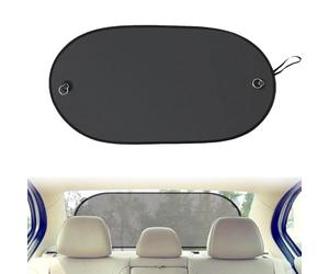 GREATRICH Parasol Coche Bebe, 100x50 cm Parasoles Coche, Parasol Universal para Ventana Trasera de Coche, Protector Solar con Ventosas, Protección UV para Niños y Mascotas