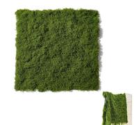 GreatRise 100 × 100 cm musgo artificial para manualidades - musgo artificial falso para imágenes de musgo, paredes de musgo, jardín en miniatura, decoración de fiesta de boda, verde oscuro