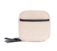 GreatRise Bolsa de cosméticos de gran capacidad para mujer, pequeña y portátil, bolsa de maquillaje de viaje, bolsa de maquillaje, bolsa de aseo con cremallera, bolsa de aseo con compartimento para