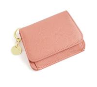 GreatRise - Cartera plegable para mujer, de piel, de gran capacidad, protección RFID, 6 ranuras para tarjetas, 1 ventana para tarjeta de identidad, 1 compartimento para dinero en efectivo, 1, naranja