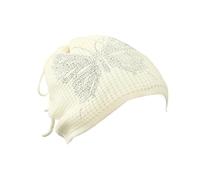 GreatRise Pañuelo multifunción de invierno, bufanda sin costuras, forro polar, bufanda con cordón, gorro de punto, diseño de mariposa, resistente al viento, gorro cálido para ciclismo al aire libre