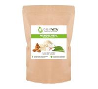 GreatVita Harina de almendras | desgrasada y blanqueada, almendras finamente molidas, sin gluten, rica en proteínas, ideal para hornear, empanar y recetas bajas en carbohidratos (800 g (4 unidades)