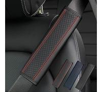 Greb 2 Pcs AutomóVil Almohadillas CinturóN Seguridad para BMW X1 E84 F48 U11 / X2 F39 / X3 E83 F25 G01 /X4 F26 G02, Almohadilla Suave Y AutomóVil CóModa CinturóN ExtraíBle,B-Red