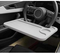 GREB Mesa para Volante de Automóvil para Suzuki Jimny FJ 2012 2013 2014 2015 2016 2017 2018, Multiactividad Mesa de Volante de Coche Portátil Bandeja Soporte,Grey