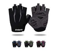Grebarley Guantes de Ciclismo,Guantes MTB,Adecuado para Ciclismo de Montaña,Todo el Vehículo de Terreno,Bicicleta de Montaña,Guantes de Verano para Hombre/Mujer (Negro, XL)