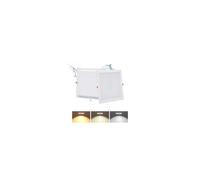 Grebeam Pack 2 Downlight LED Cuadrado 36W 3 Tonos 5000lm Agujero Ø253-263mm | Grebeam LUZ LED Techo 36W Equiv. 350W Halógenos IP44 Ultrafino 30mm de Fondo 3000K/4000K/6000K para Baño y Salón