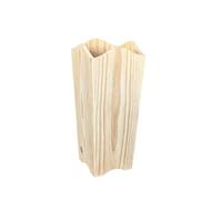 greca Paraguero con Ondas de Madera de Pino Macizo. En Crudo, para Pintar. Medidas (Ancho*Fondo*Alto): 22 * 22 * 58 cm.