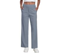 GRECERELLE Pantalones de yoga para mujer, pantalones de pierna ancha para mujer, pantalones deportivos elásticos de cintura alta, pantalones de trabajo para mujer, pantalones palazzo para uso casual