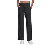 GRECERELLE Pantalones de yoga para mujer, pantalones de pierna ancha para mujer, pantalones deportivos elásticos de cintura alta, pantalones de trabajo para mujer, pantalones palazzo para uso casual,